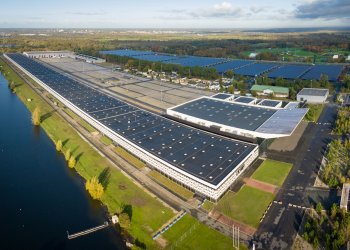 Vue de drone du Parc des expositions de Bordeaux