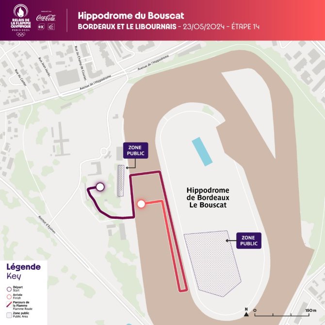 Plan du passage au Bouscat