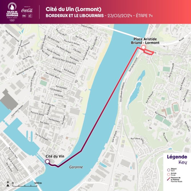 Plan du passage à Libourne