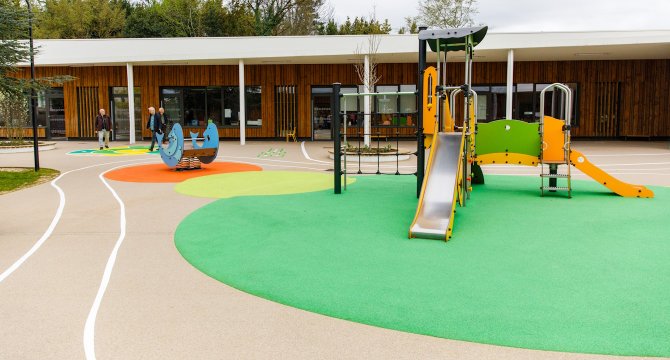 Nouveau groupe scolaire Camus-Mauriac, avril 2024